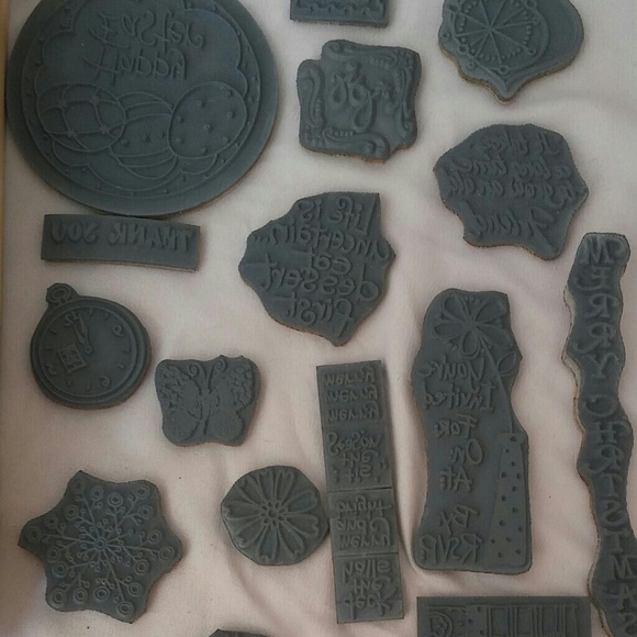 Stampin Up!! Set of 15 Stamps Retired 1995 Edition - Picture 2 of 4